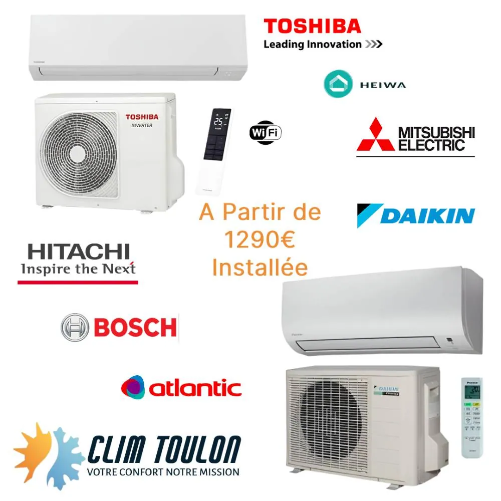 installation climatisation mono-split toulon | Clim Toulon