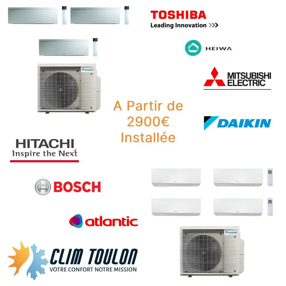 installation climatisation multi-split toulon | clim toulon